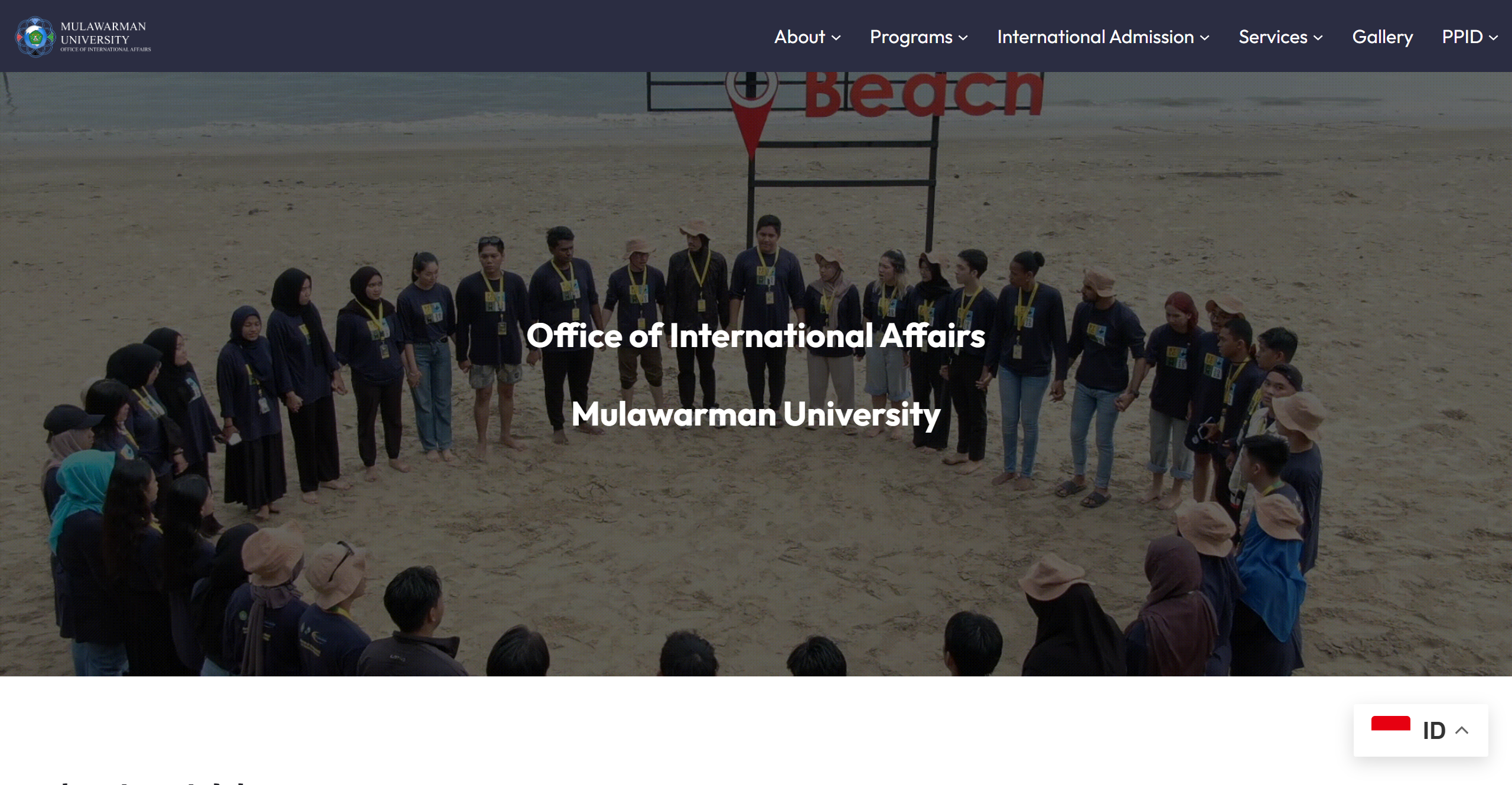 Office of International Affairs Mulawarman University